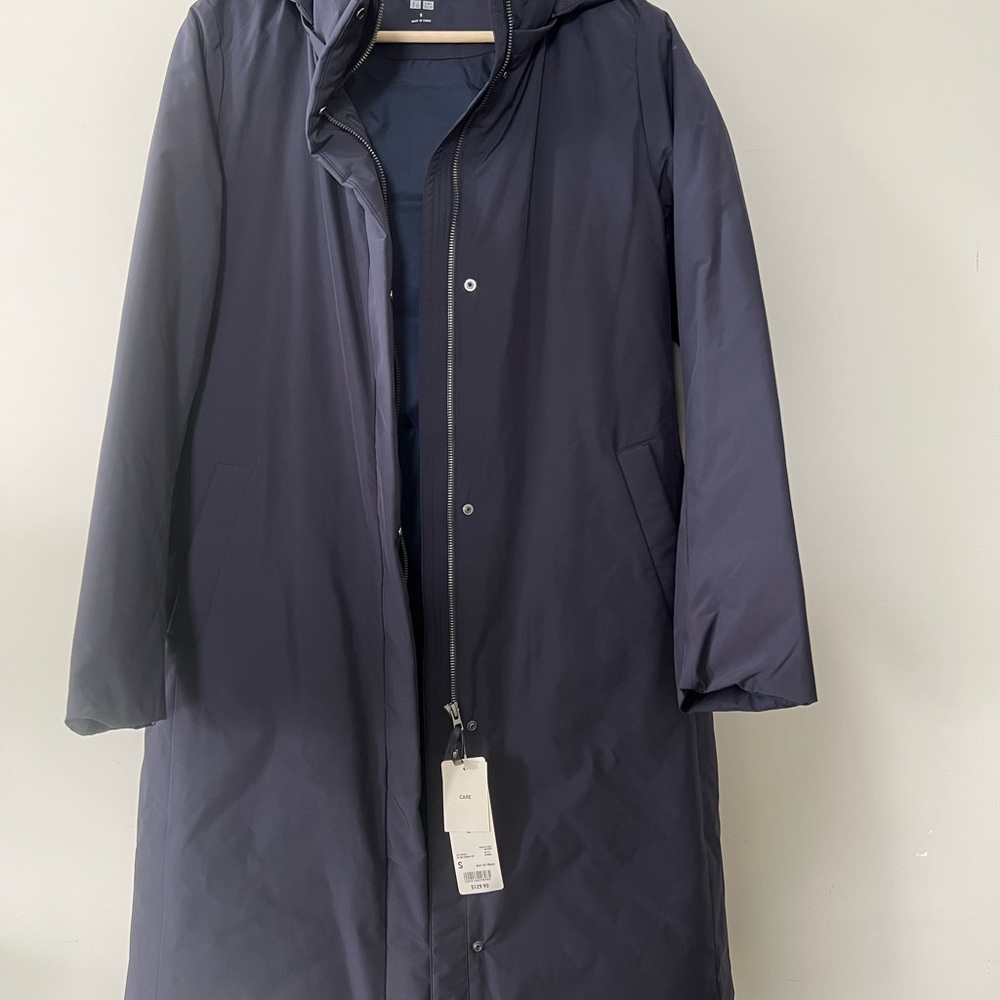 Uniqlo hybrid down coat size S.